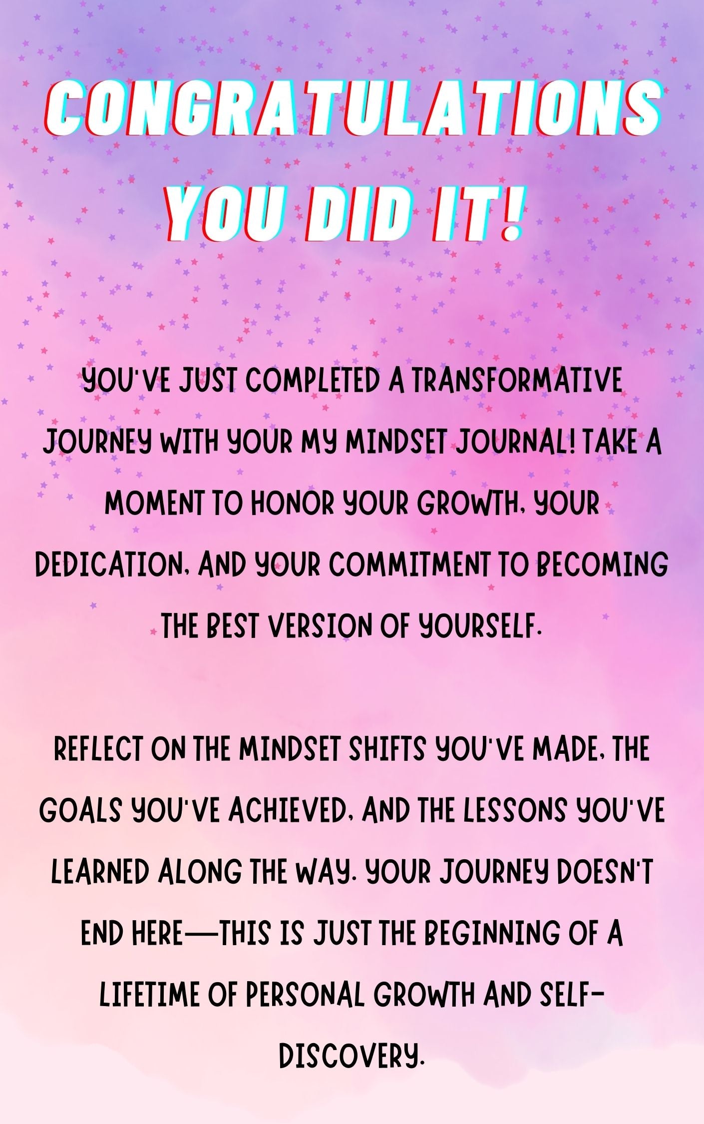 My Mindset Journal: Transform Your Mindset & Unlock Personal Growth