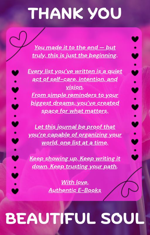 My List Journal – Digital Planner for Habits, Goals, and Everyday Life