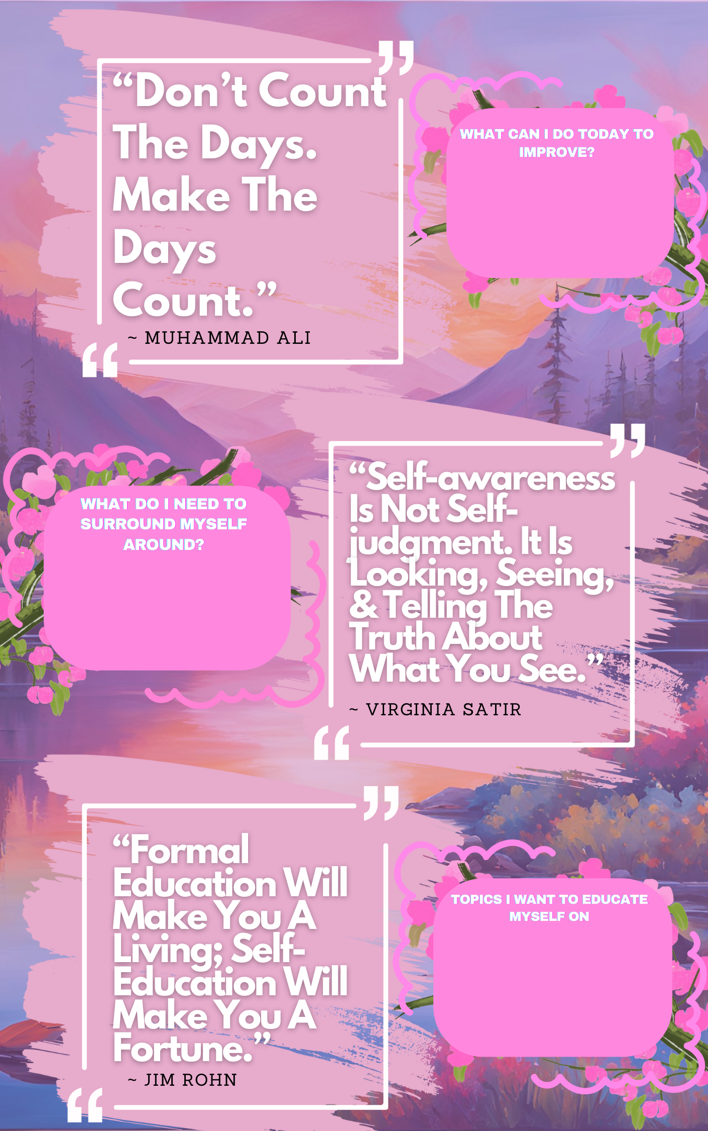 My Inspirational Quote Book: Daily Motivation & Timeless Wisdom for Personal Growth