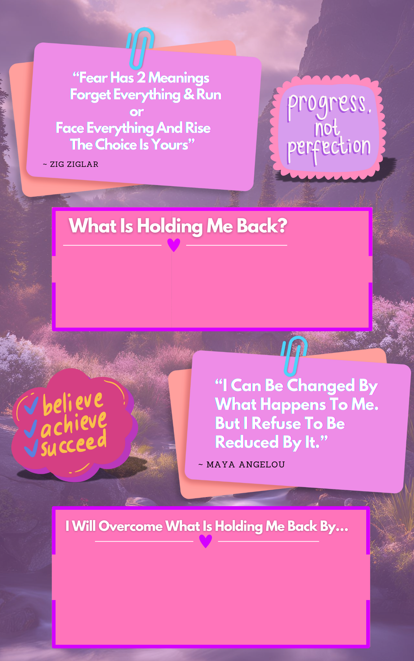 My Inspirational Quote Book: Daily Motivation & Timeless Wisdom for Personal Growth