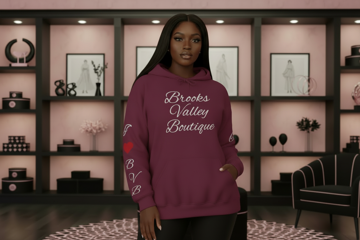 Brooks Valley Boutique Signature Hoodie | Minimal Luxury Streetwear Pullover