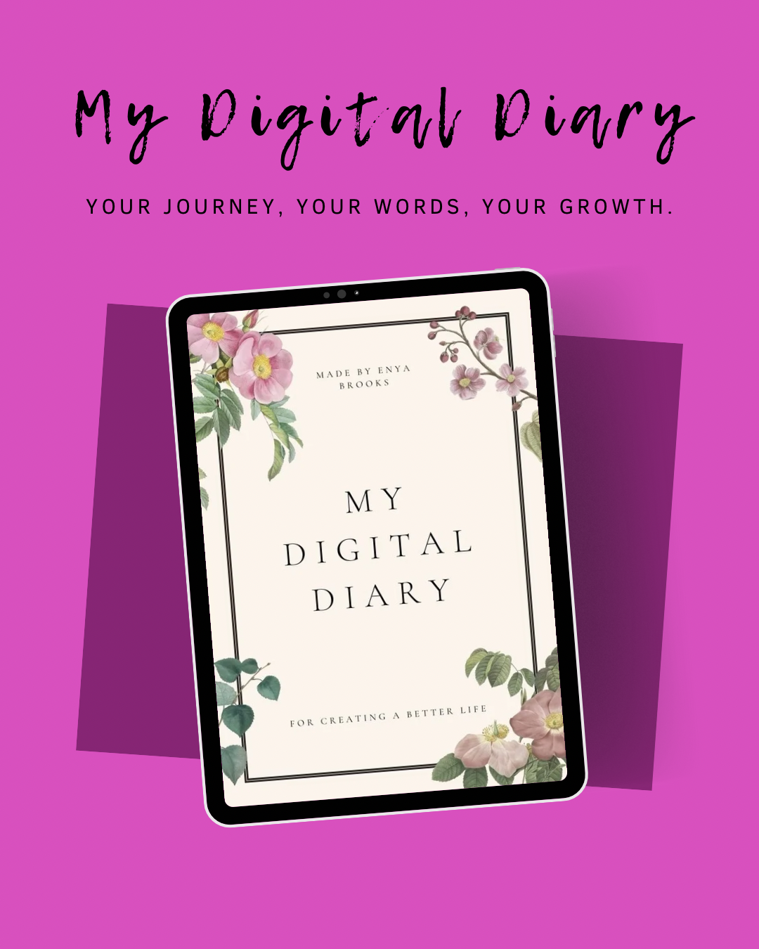 My Digital Diary: A Guided Journal for Self-Reflection, Personal Growth & Mindfulness